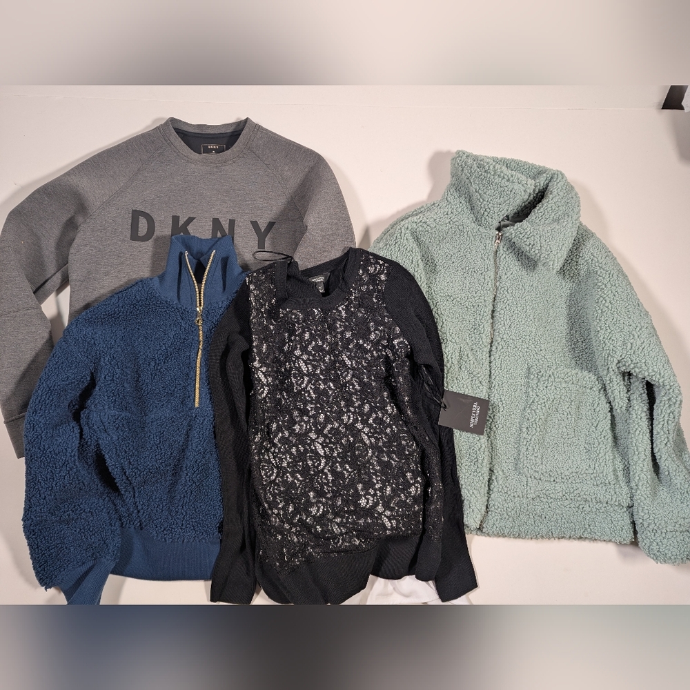 Bundle Sherpa Jacket/ Sweater/ Sweatshirt XS